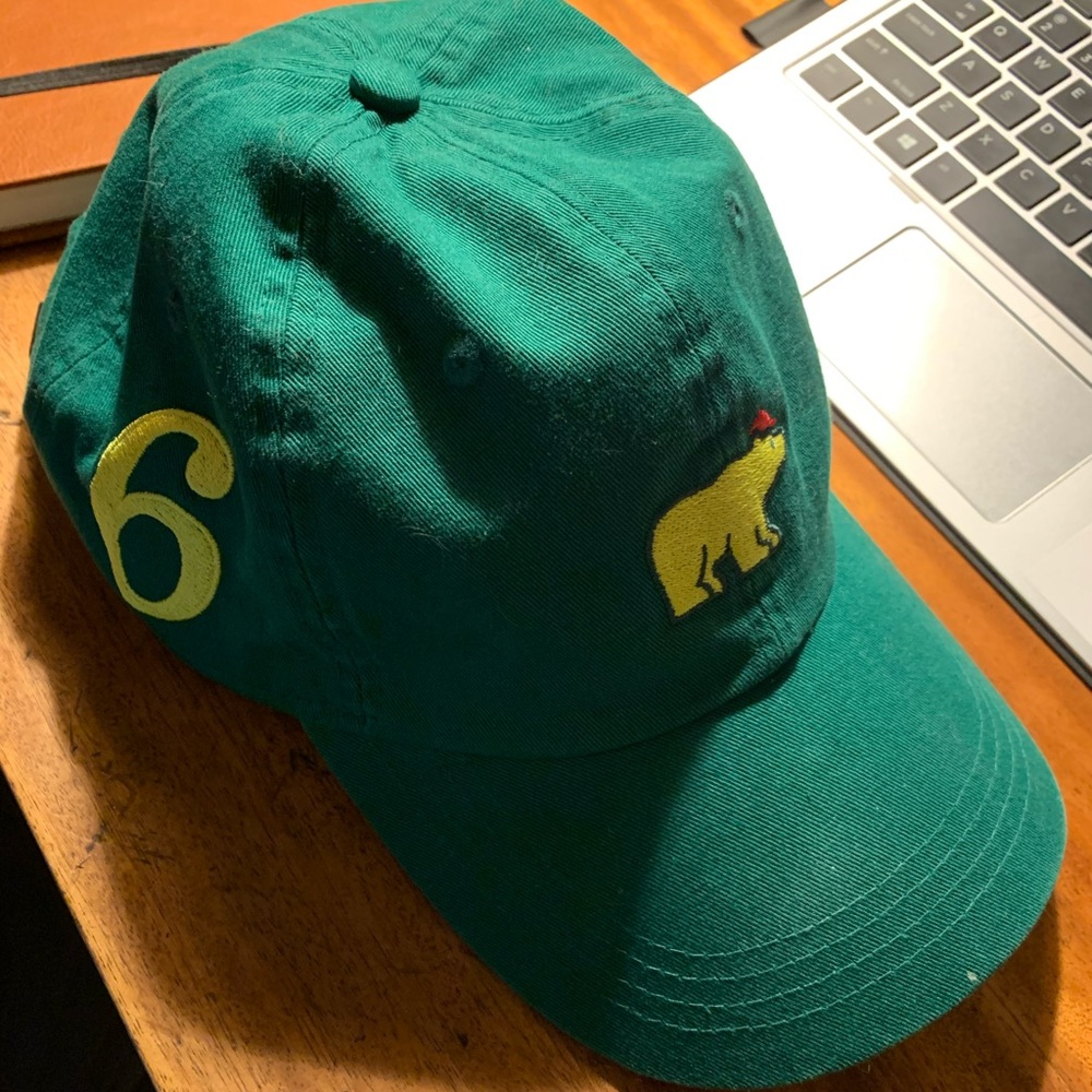 Jack Nicklaus Golden Bear 6 Masters Wins Green Hat